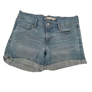 Levi's Cuffed Hem Denim Jean Shorts Size 27 Women’s